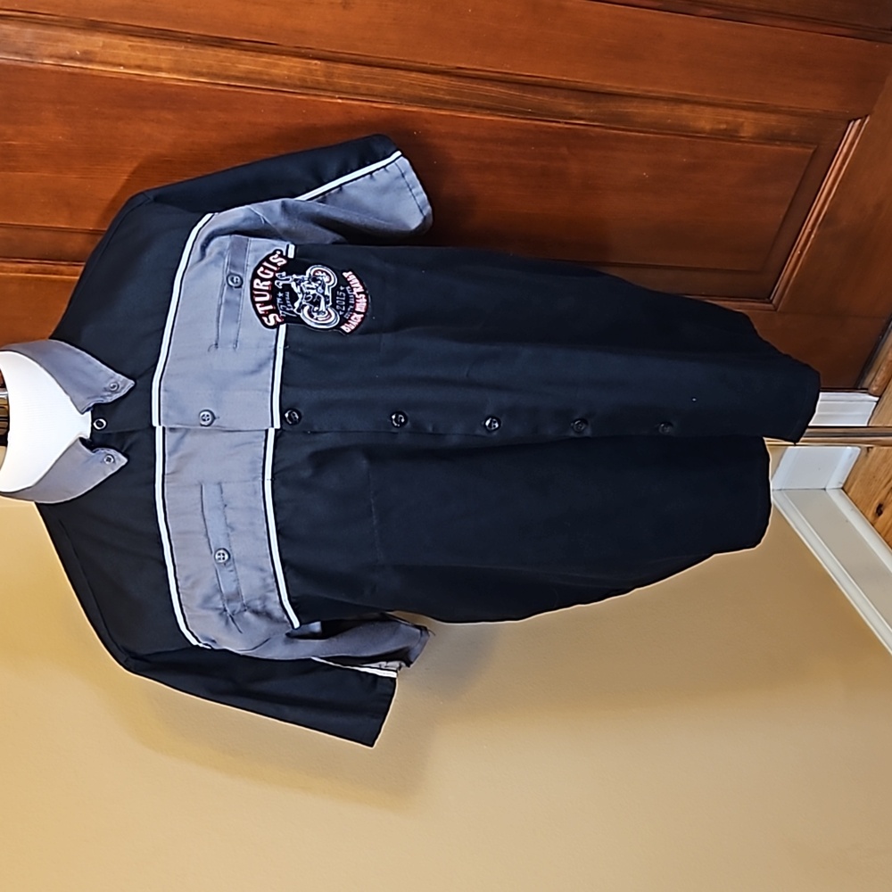 STURGIS BLACK HILLS RALLY 75TH 2015 SOUTH DAKOTA Top Motorcycle Shirt